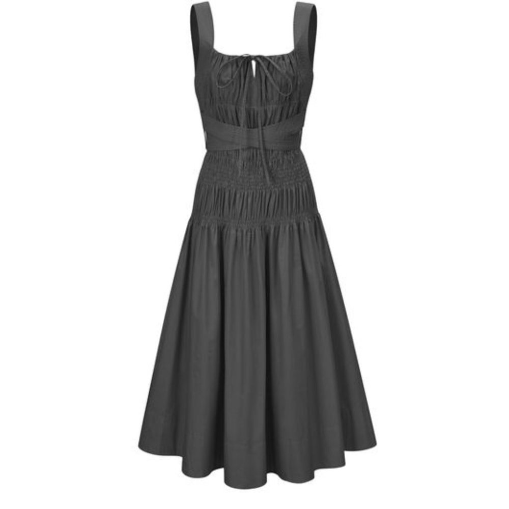 Maxi Dress Pleated Details “Juno” | Amy Lynn London